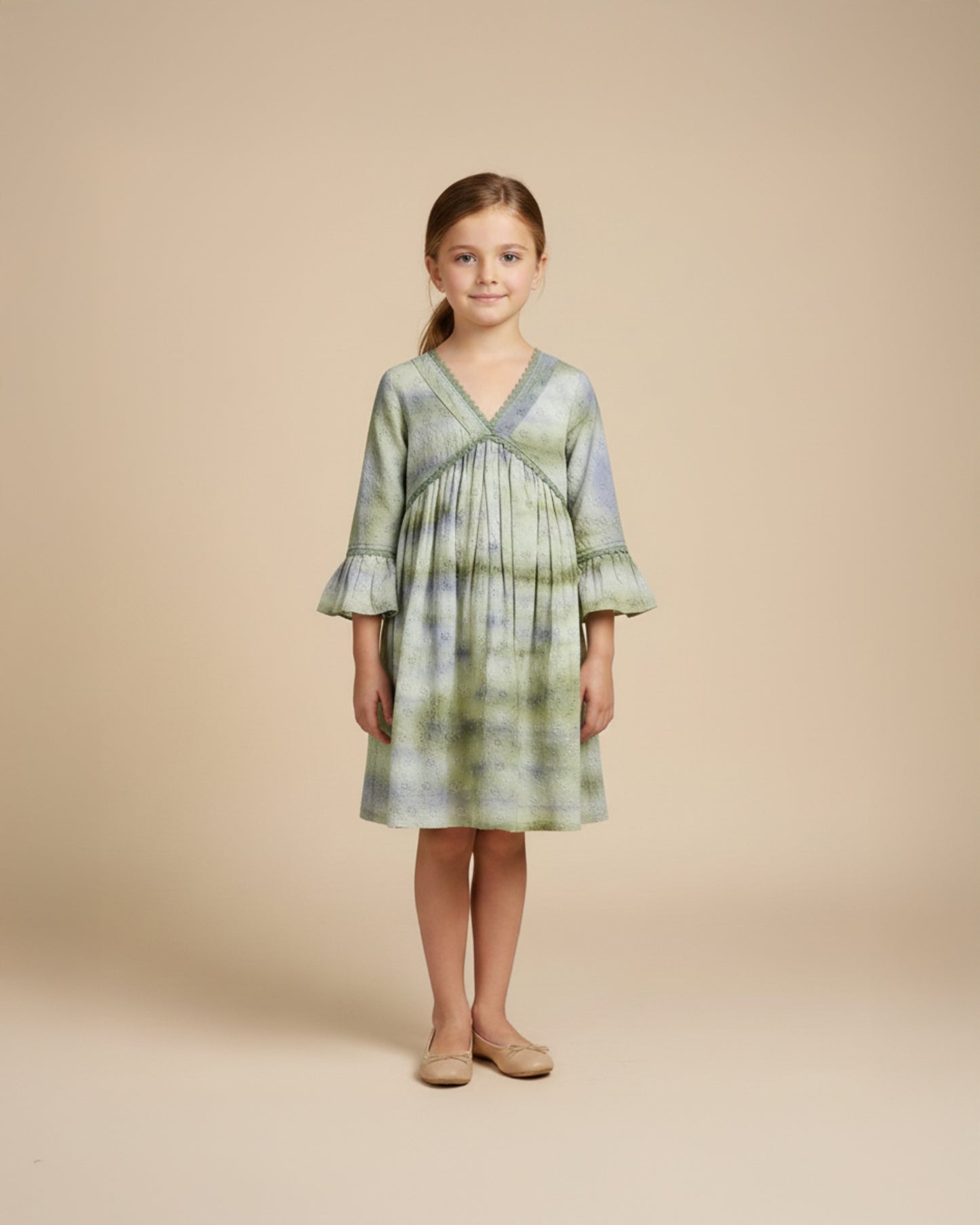 Gradient Blossom Dress