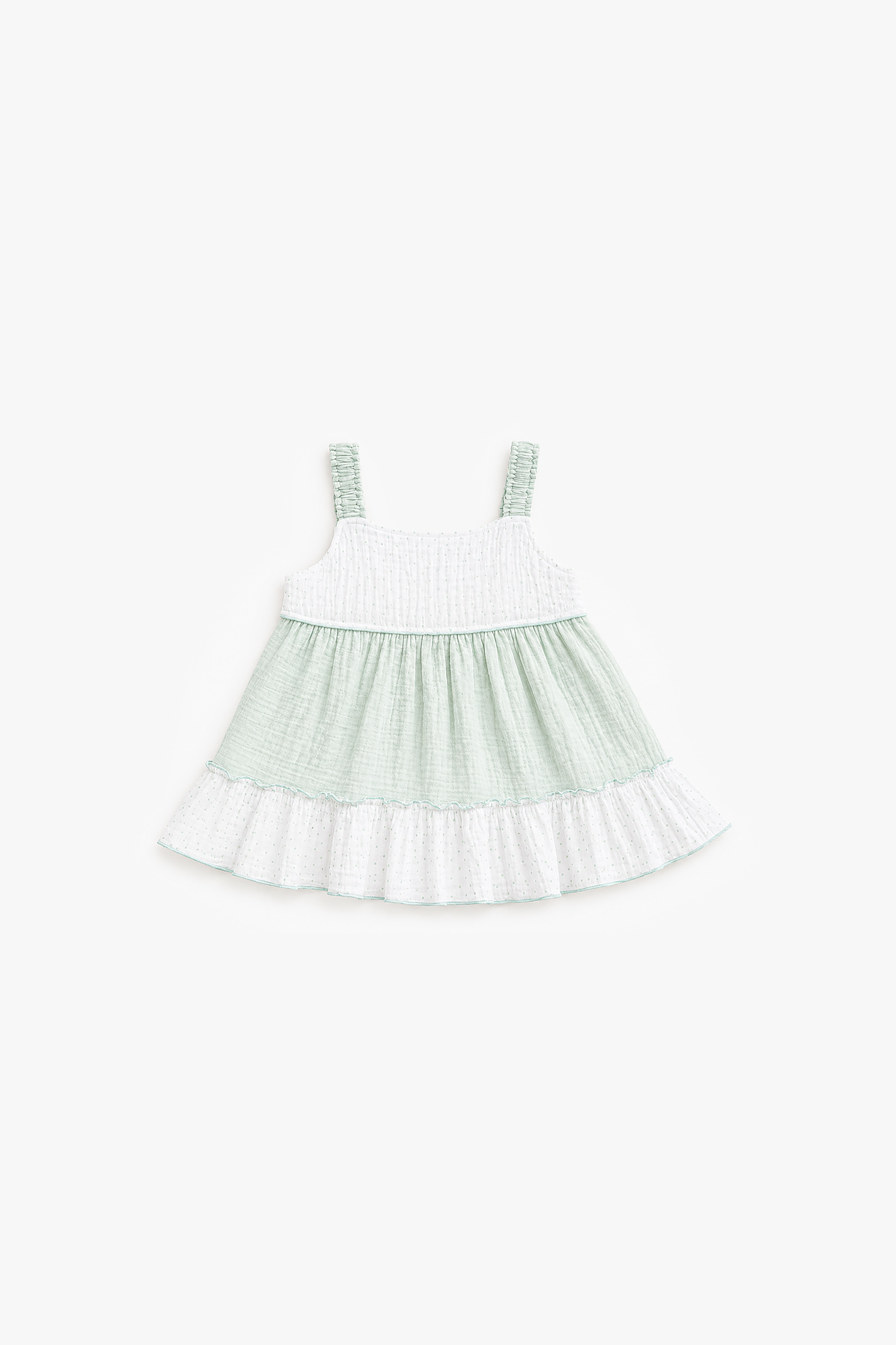 Layered Muslin Frock
