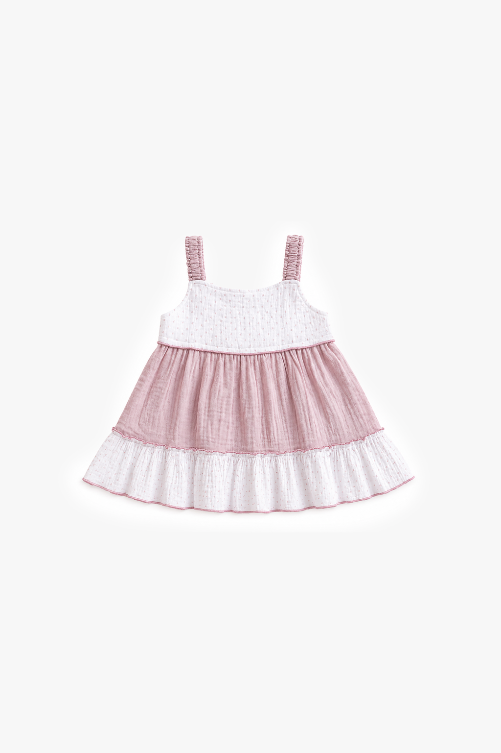 Layered Muslin Frock