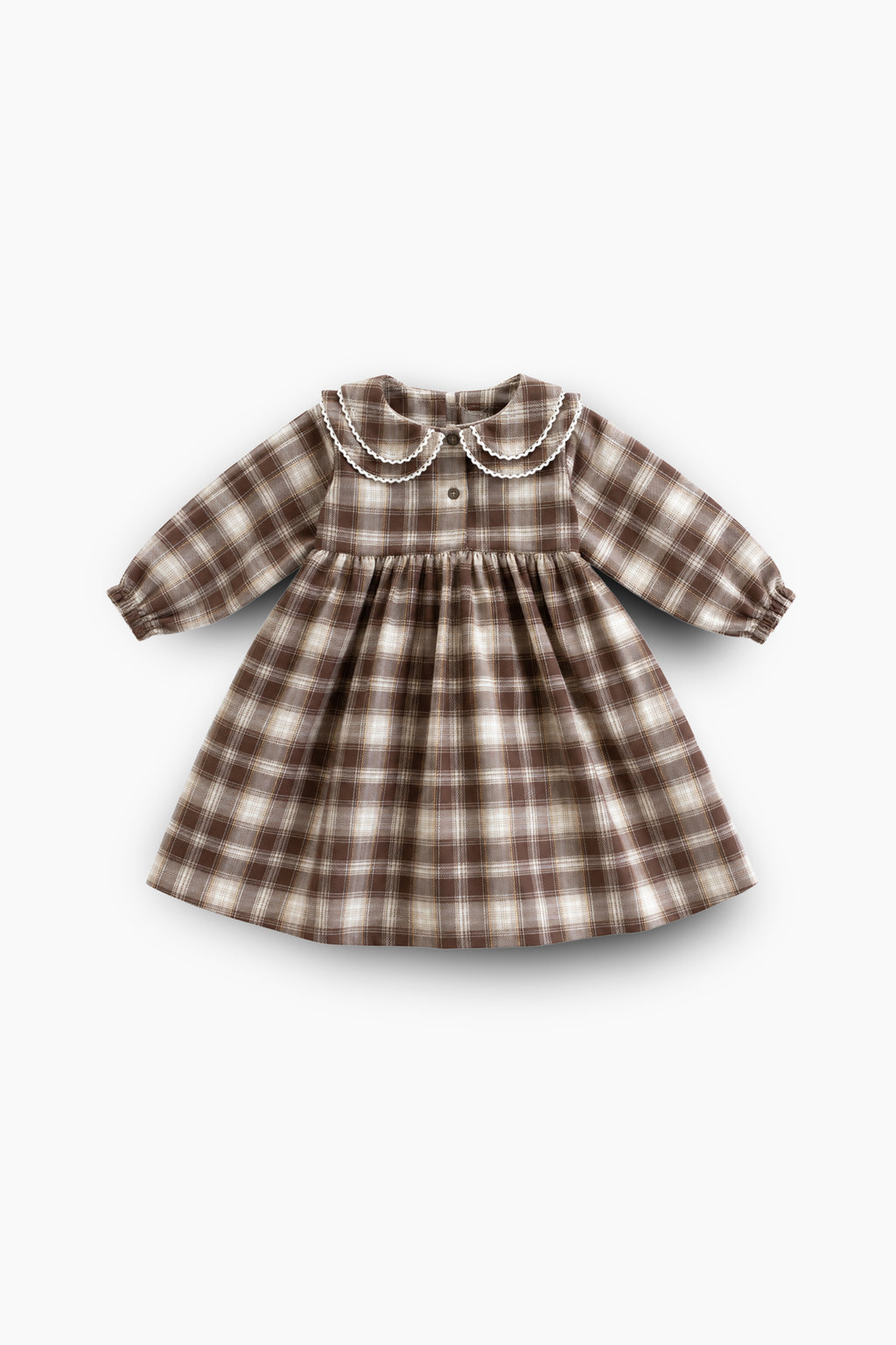 Double collar plaid frock
