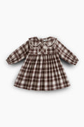 Double collar plaid frock