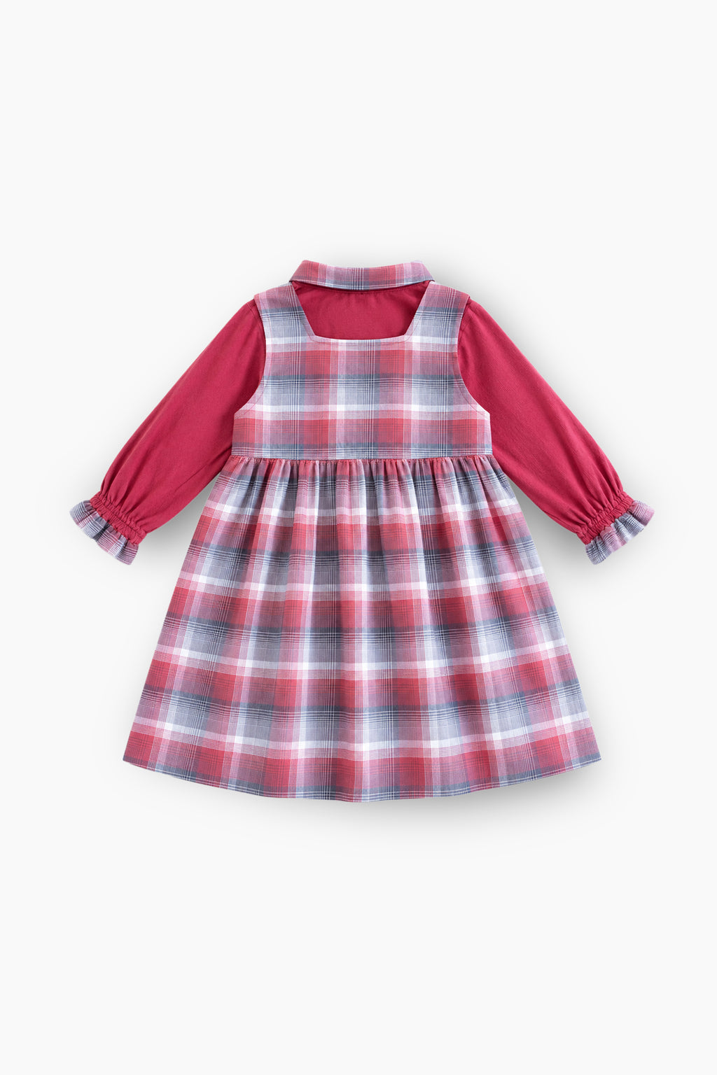 Vintage Check Pinafore