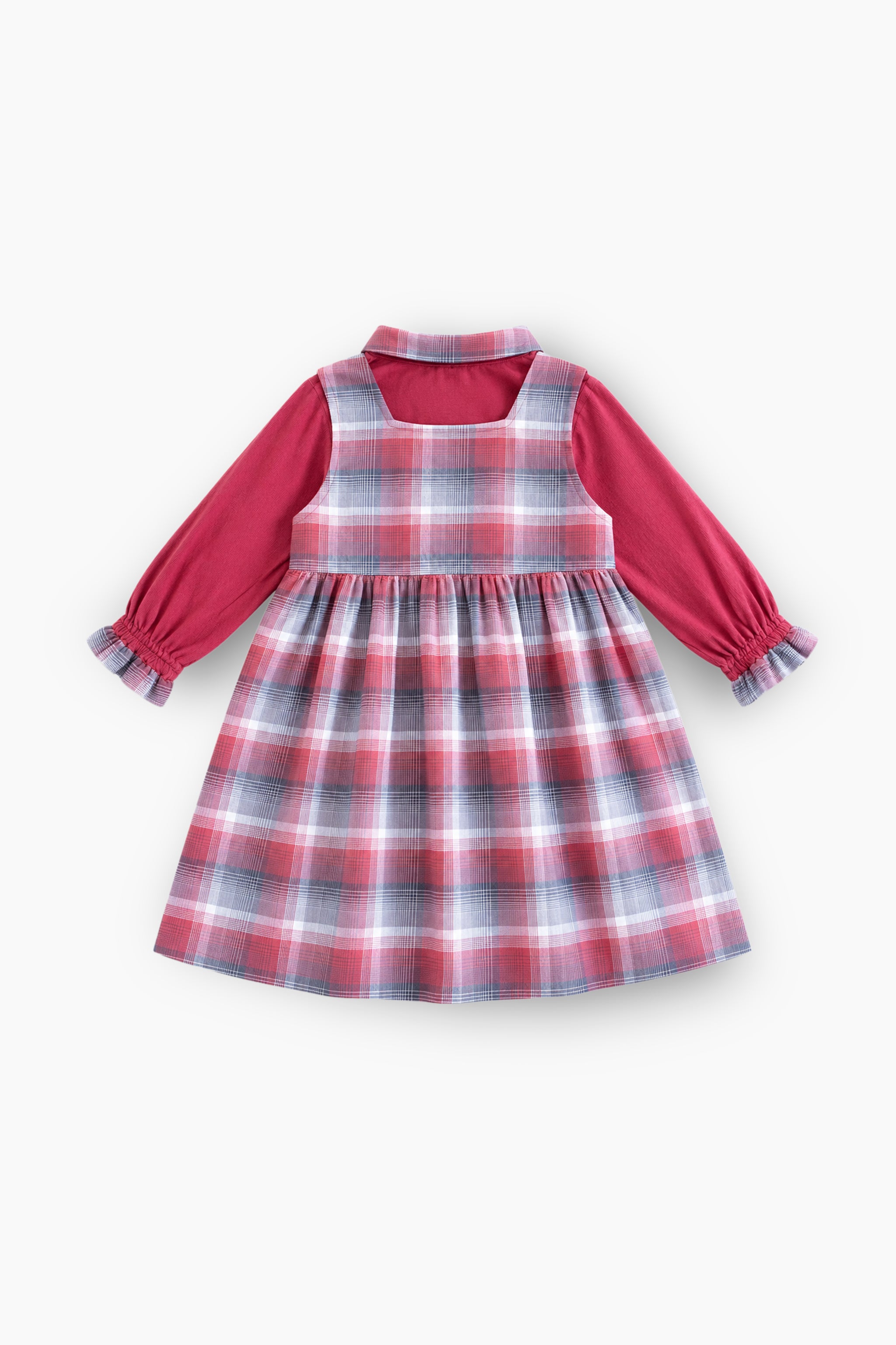 Vintage Check Pinafore