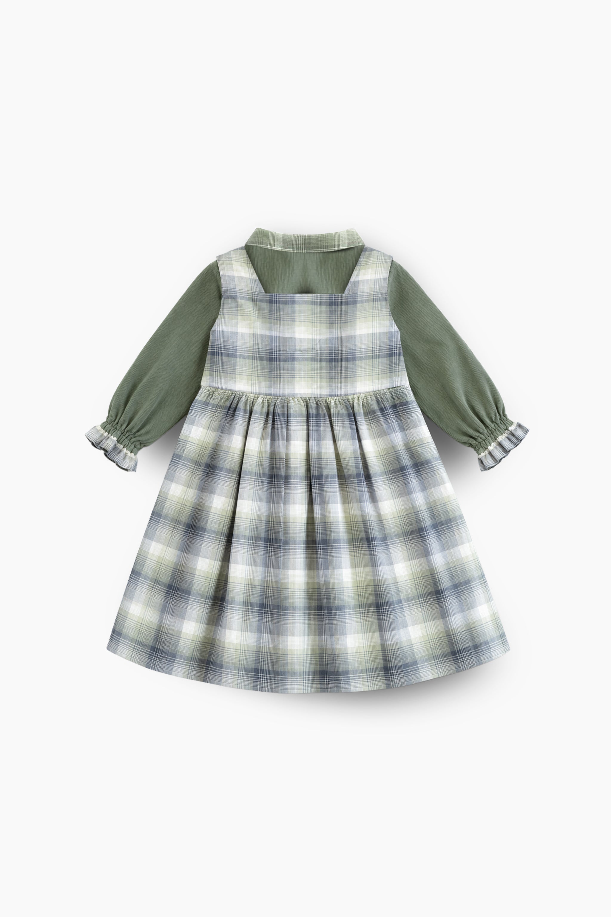 Vintage Check Pinafore