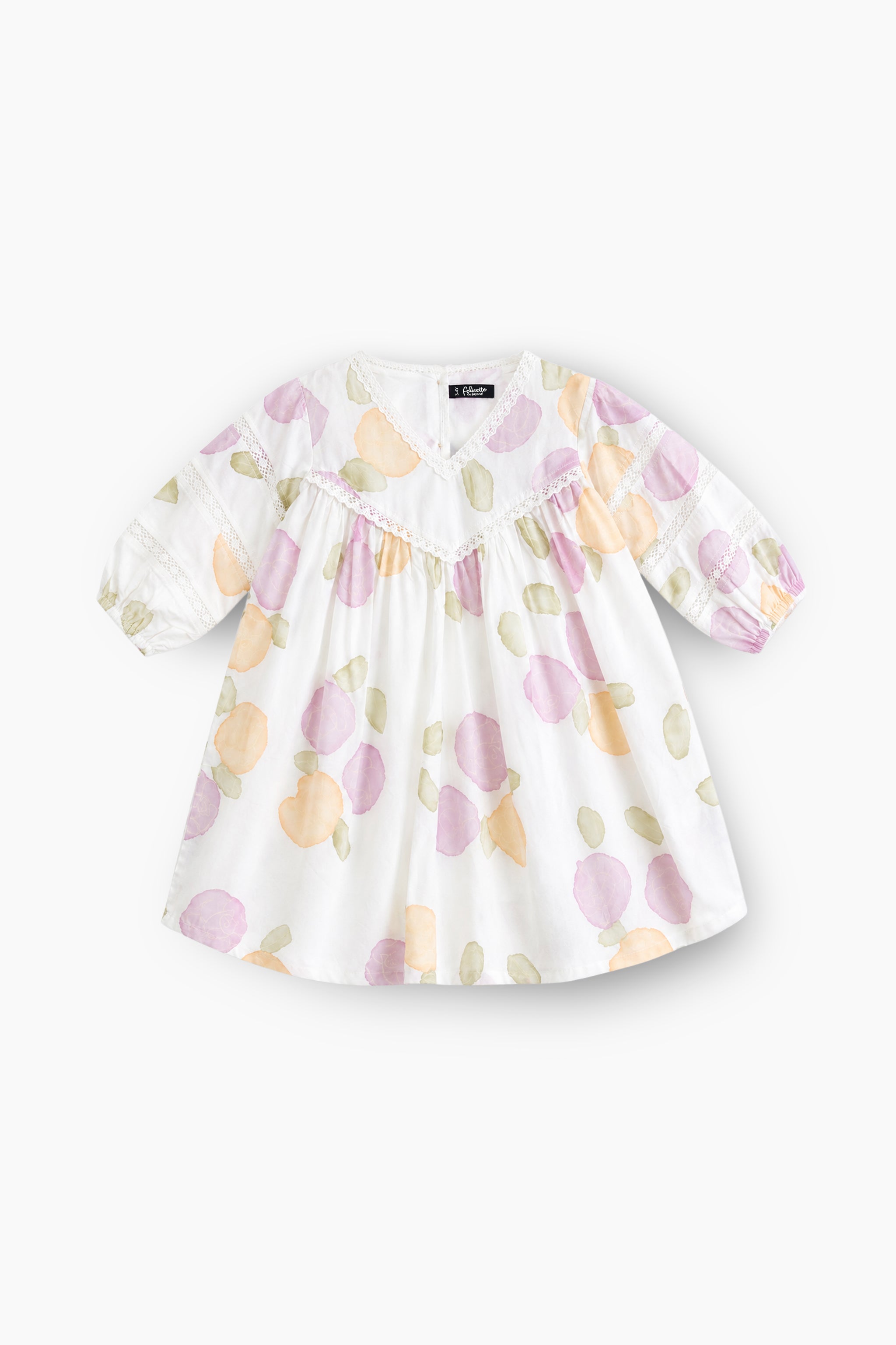 Rosy Lace Frock