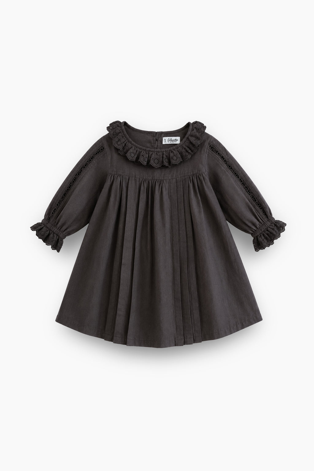 Pintuck lace frock