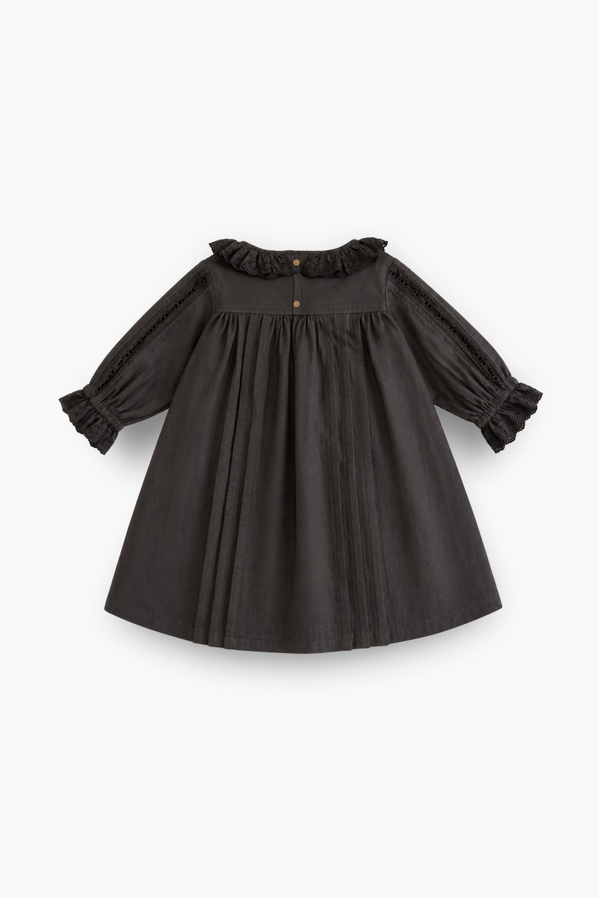 Pintuck lace frock