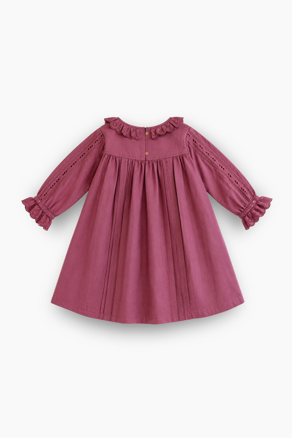 Pintuck lace frock