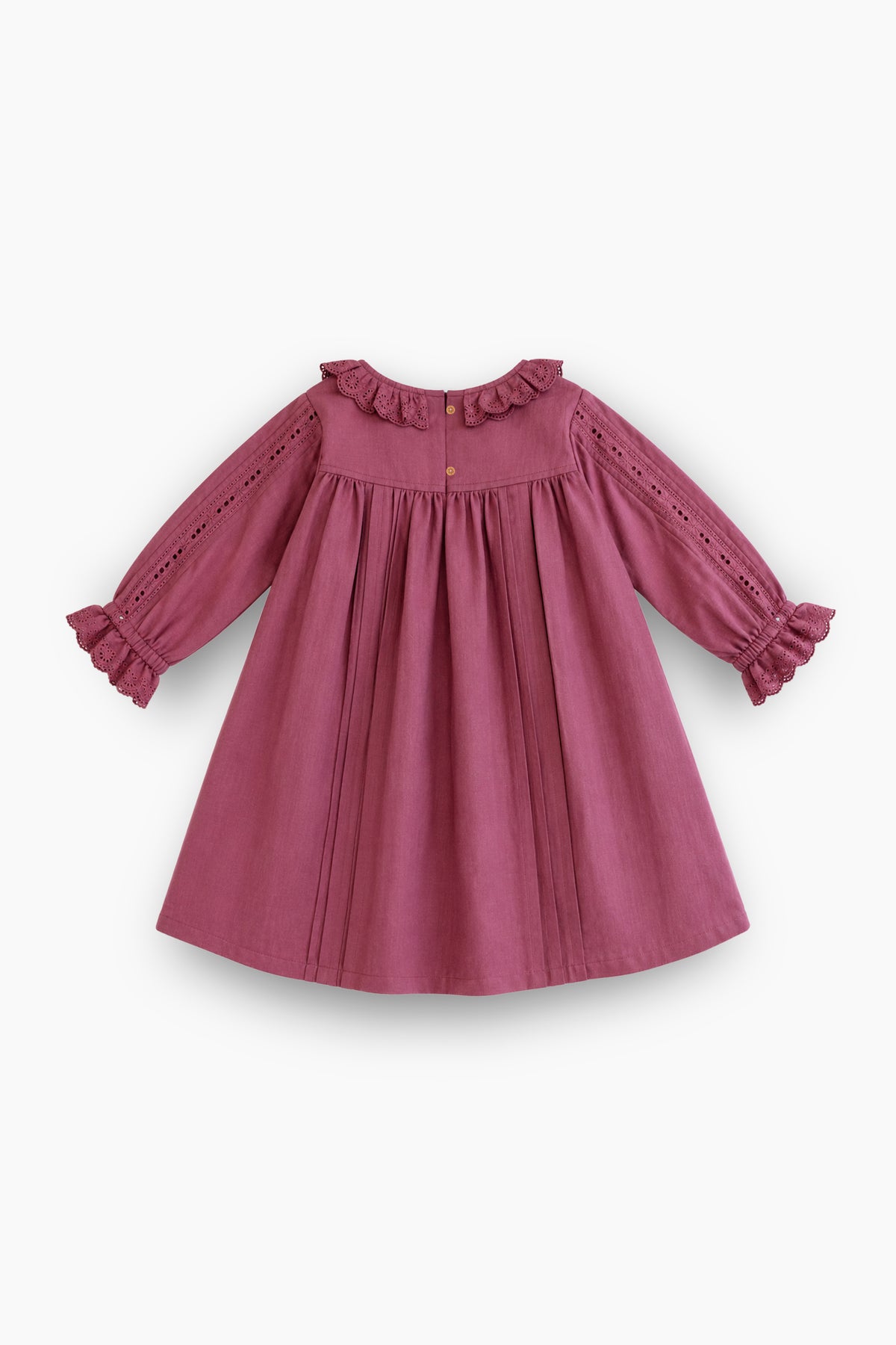 Pintuck lace frock