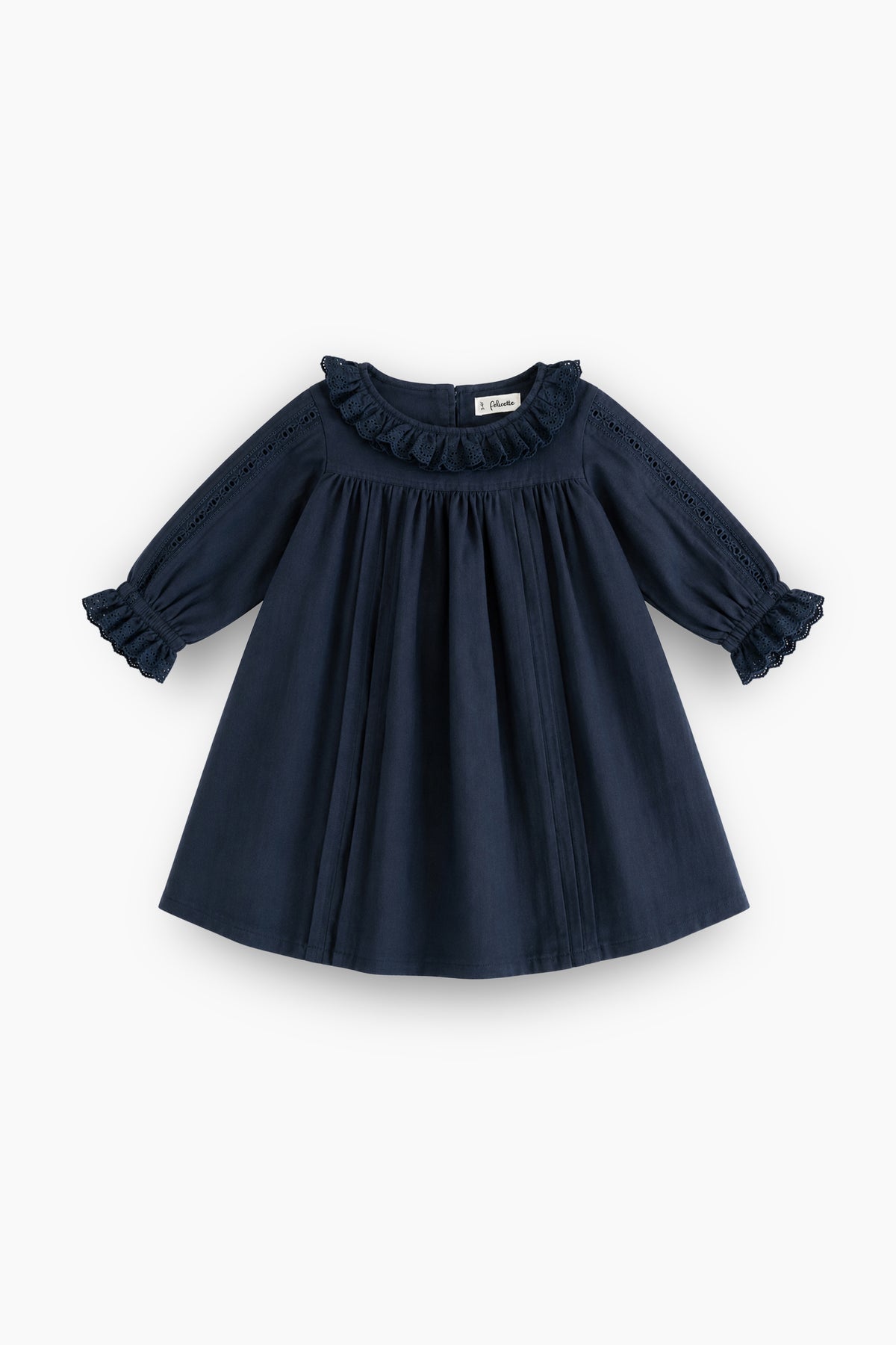 Pintuck lace frock