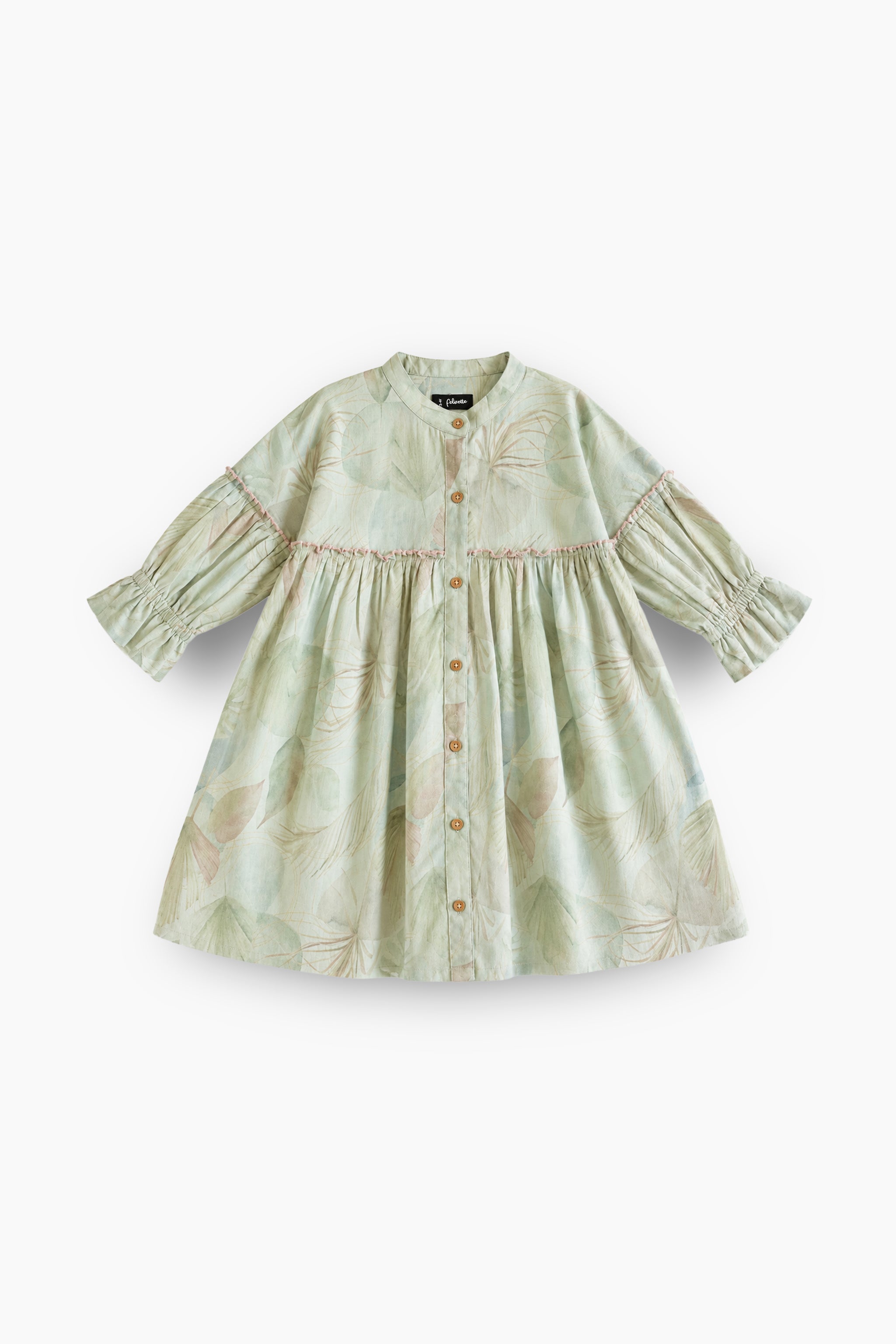 Leafy Print Frock