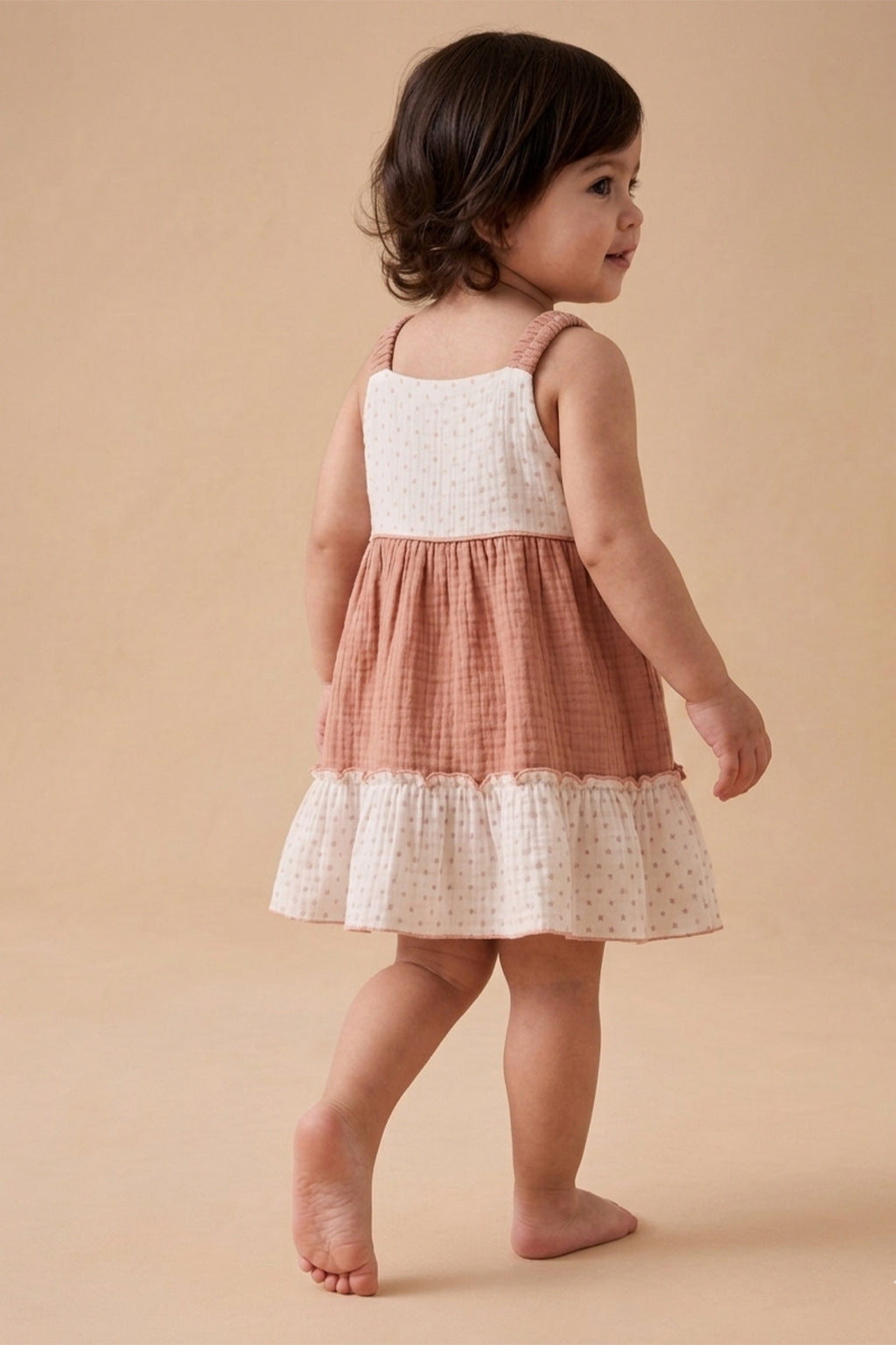 Layered Muslin Frock