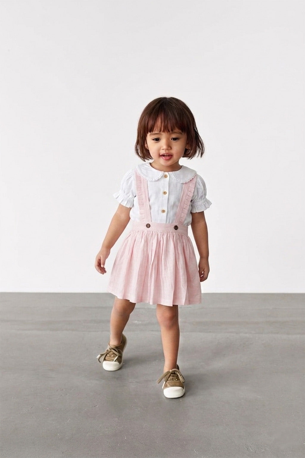 Little Pleat Pinafore