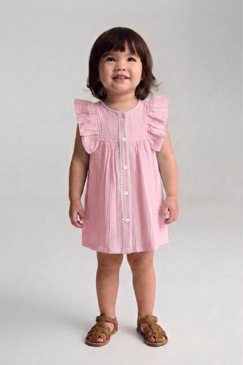 Ric Rac Muslin Frock