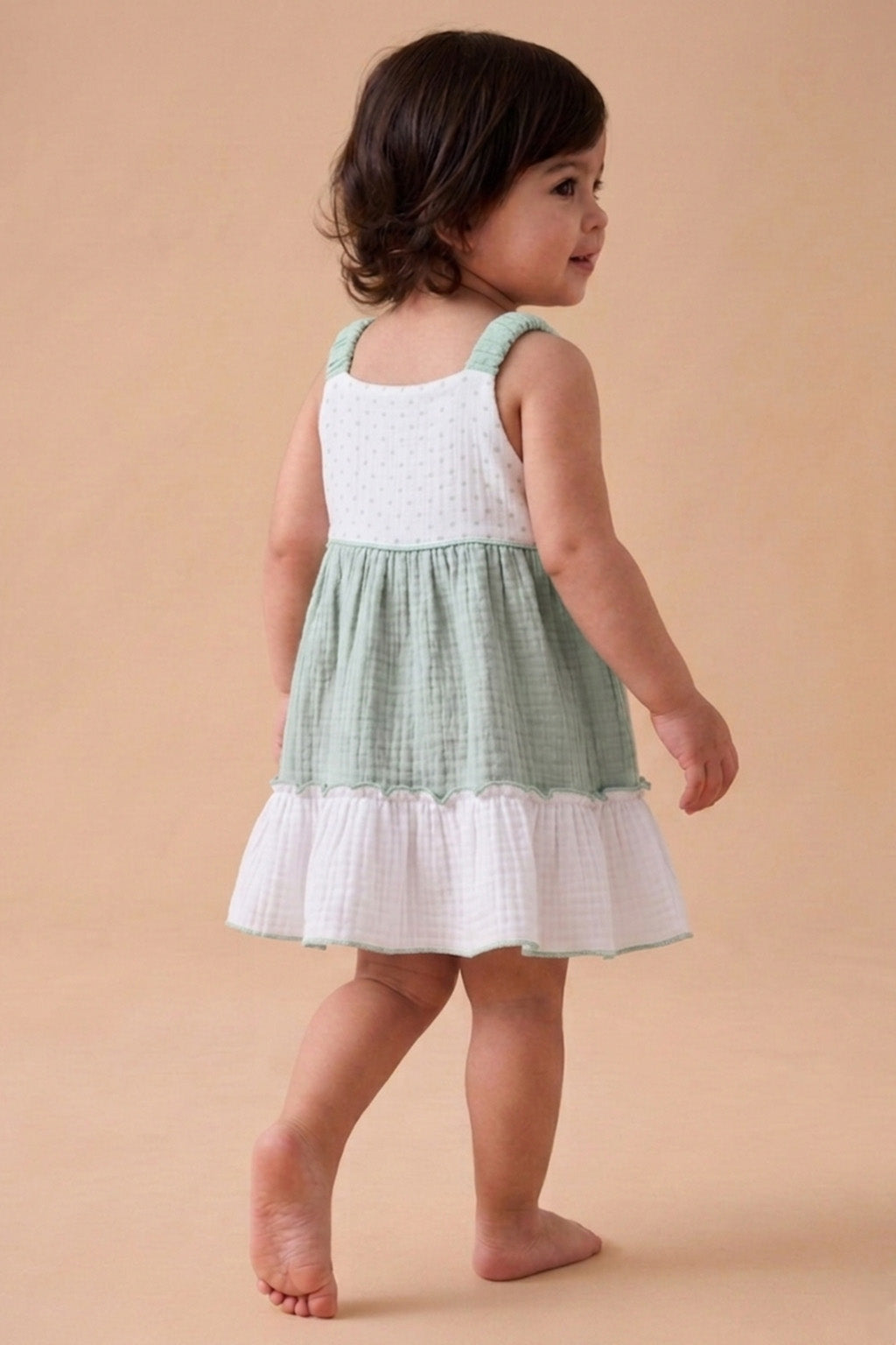 Layered Muslin Frock