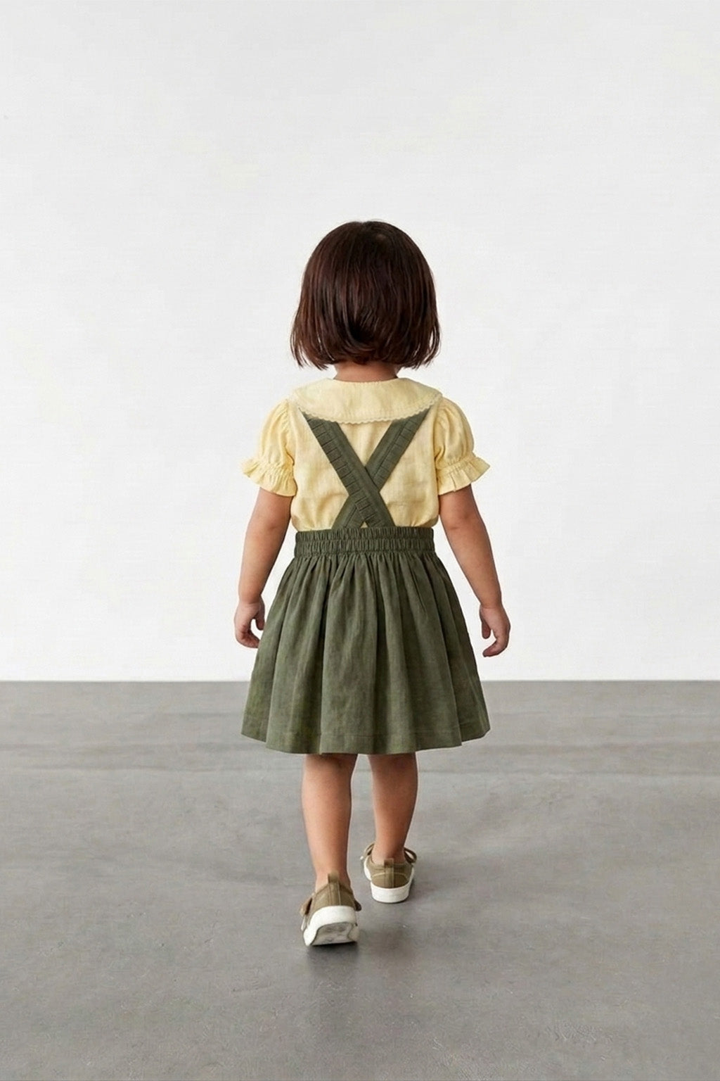 Little Pleat Pinafore