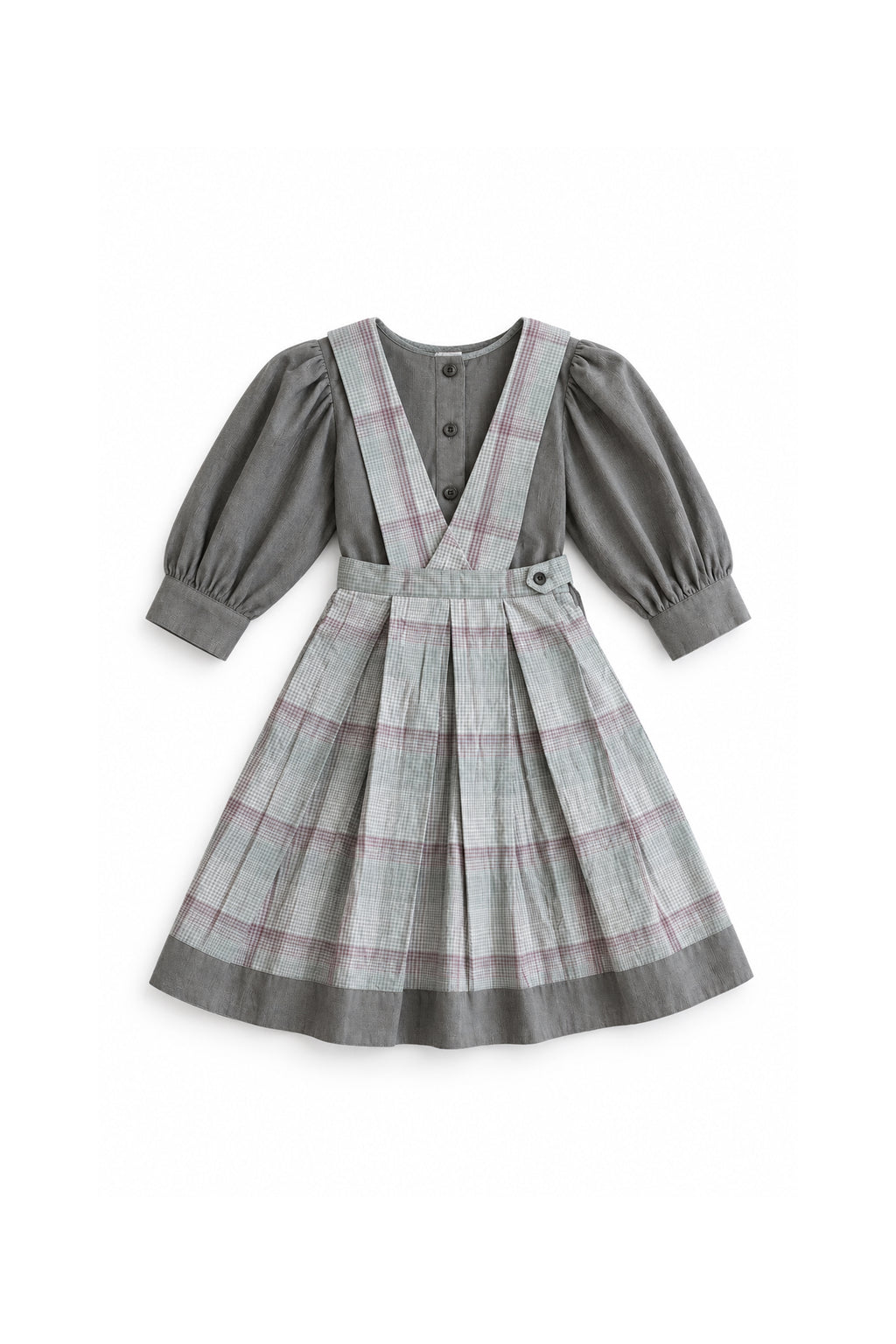 Cordy Check Pinafore