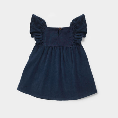 Blue Corduroy Frock