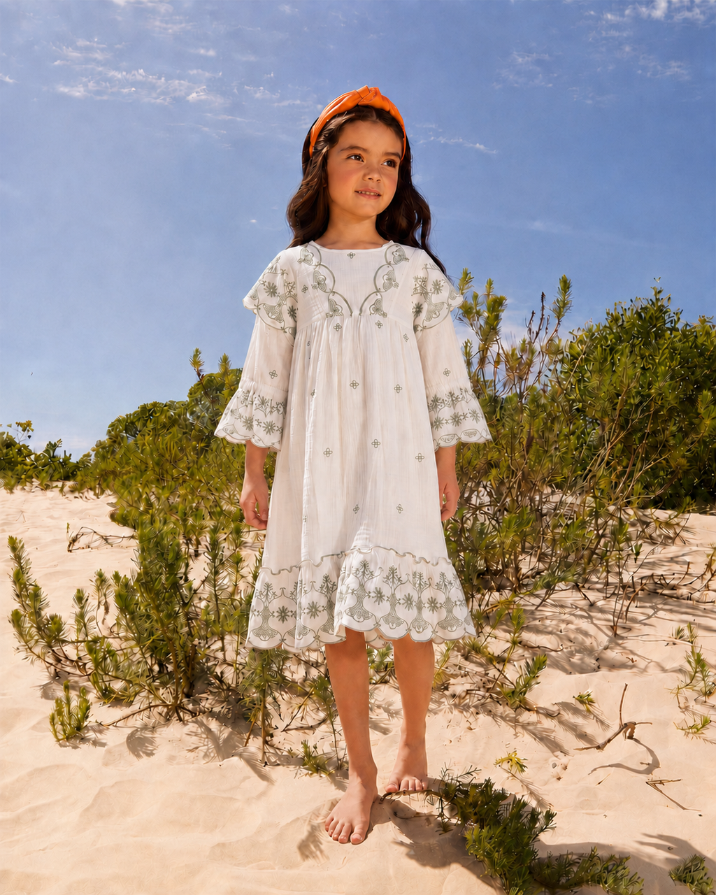Muslin Flutter Dress