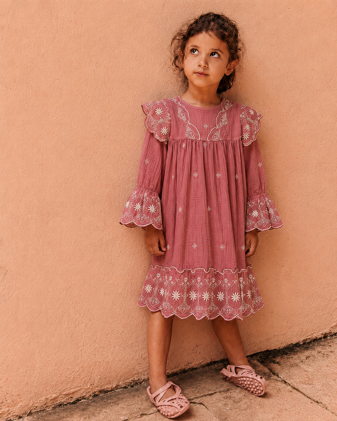 Muslin Flutter Dress