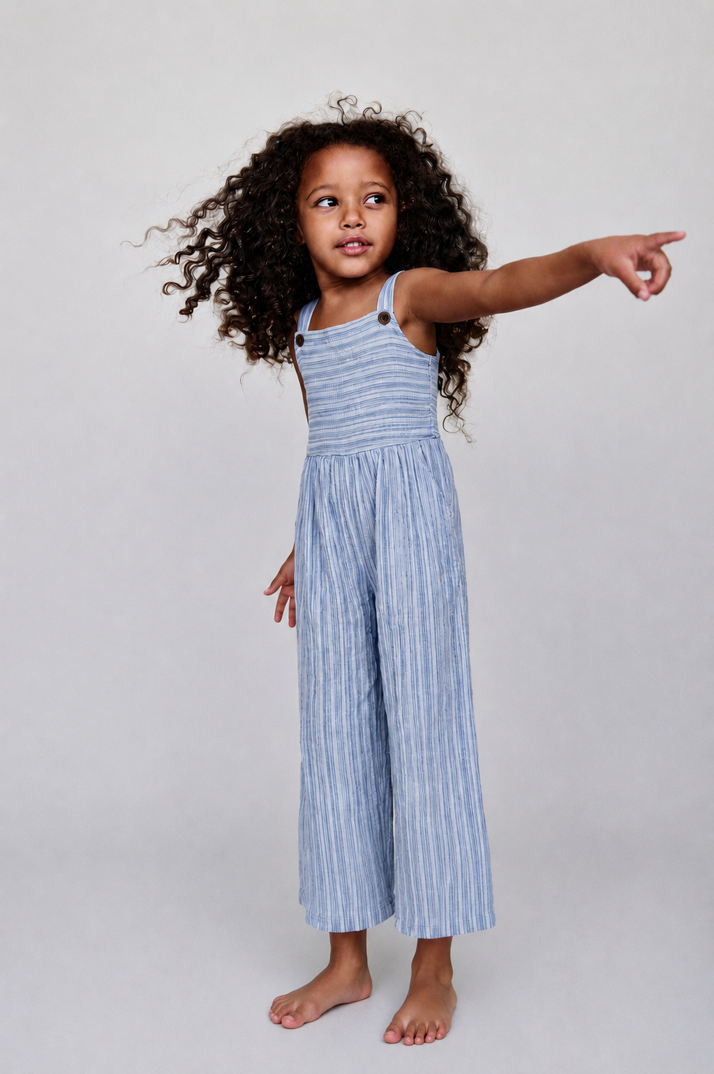 Button Strap Jumpsuit
