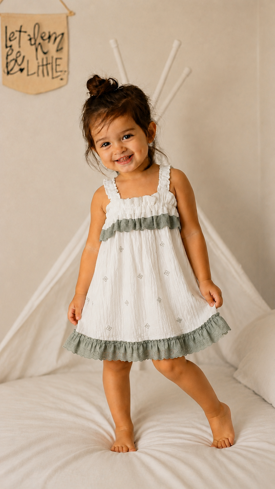Tiny Lace Frill Frock