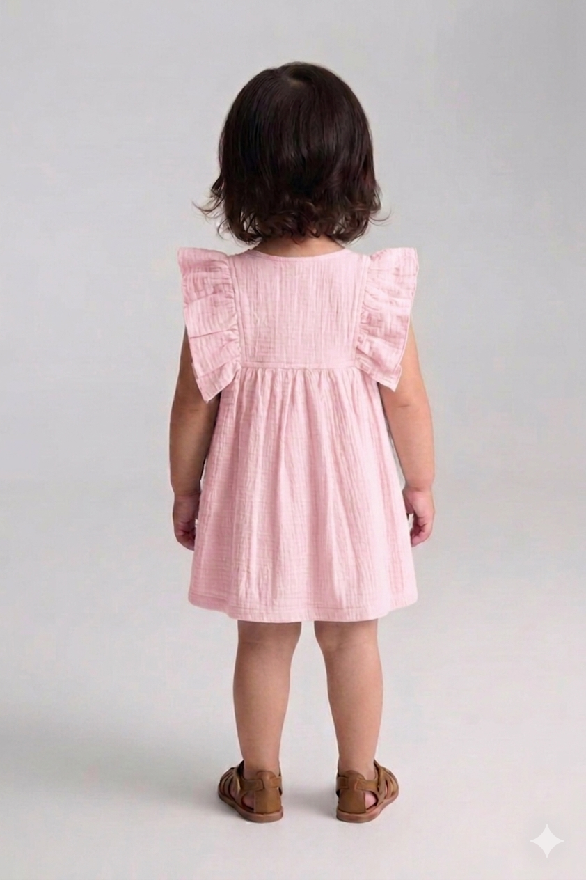 Ric Rac Muslin Frock