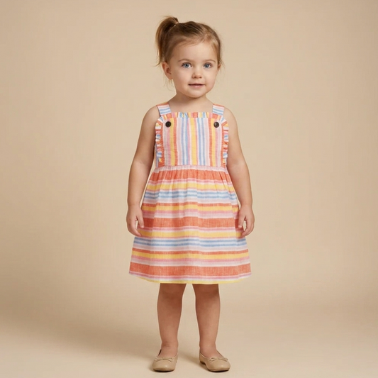 Multi color Striped Dress