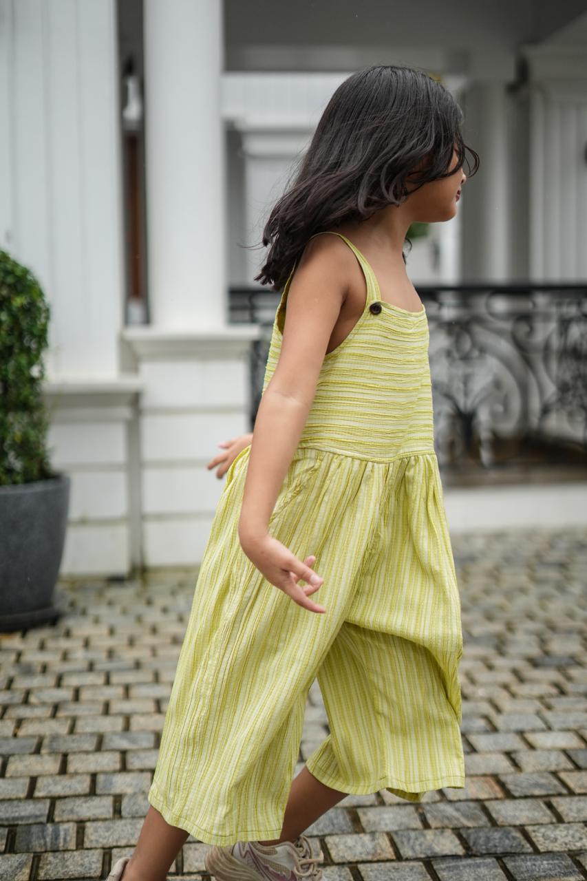 Button Strap Jumpsuit